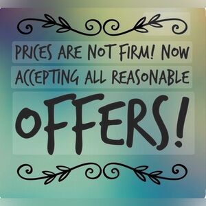 🩵 MAKE ME AN OFFER, ALL REASONABLE OFFERS WILL BE ACCEPTED! 🩵